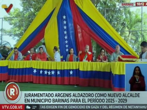 Barinas | Argenis Aldazoro asume las riendas de la Alcaldía de Barinas para el período 2025-2029