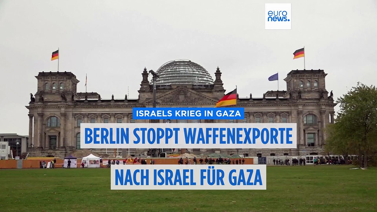 Bundesregierung stoppt Waffenlieferungen an Israel für Einsatz im Gazastreifen