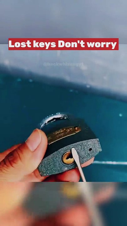 How to unlock the lock without key!