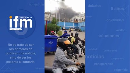 Incendio en cárcel de Barranquilla por aparente motín de los presos