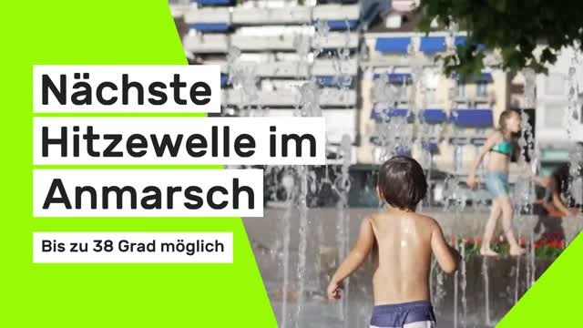 Nächste Hitzewelle im Anmarsch: Bis zu 38 Grad möglich
