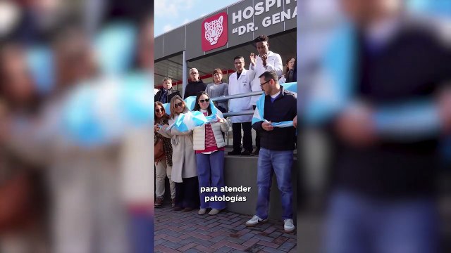 Julio Zamora inauguró el Hospital Municipal de Medicina Cardiovascular Dr. Genaro Serantes