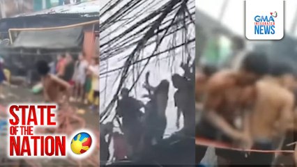 Mga kawad, pinag-agawan sa gitna ng sunog sa Tondo; 6 arestado | SONA