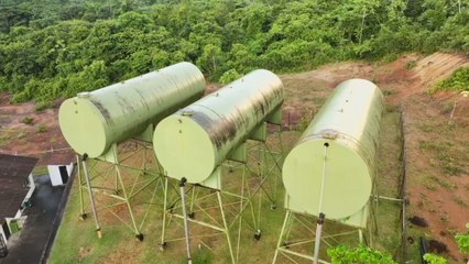 Tanques de agua amenazan con derrumbarse