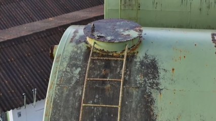 Tanques de agua en mal estado