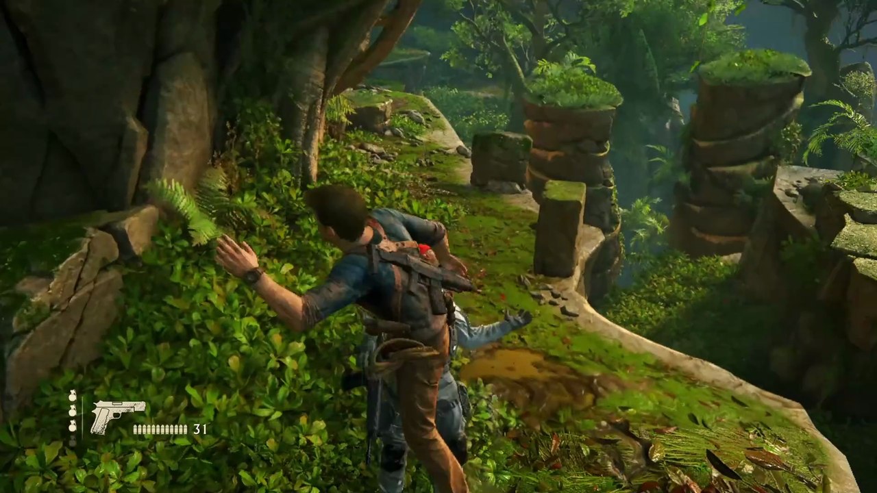 Uncharted4 Aggressive Stealth Hard Mode - Island Jungle Fight PC #gaming#uncharted4#gameplay#pcgaming
