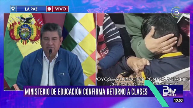 Educación confirma retorno a clases presenciales desde el 11 de agosto