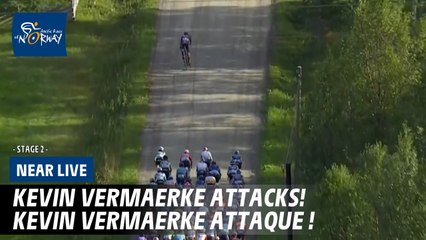 Kevin Vermaerke attacks!  - Stage 2 - Arctic Race of Norway 2025