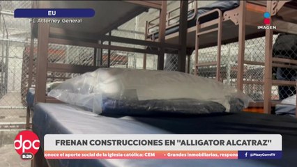 Frenan la construcción del centro de detención migrante Alligator Alcatraz