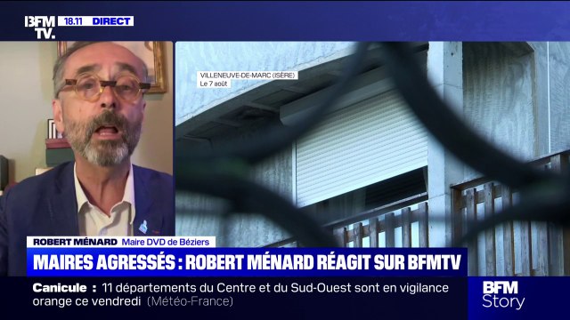 Agression du maire de Villeneuve-de-Marc: Ça fait froid dans le dos , confie Robert Ménard, maire de Béziers (DVD)