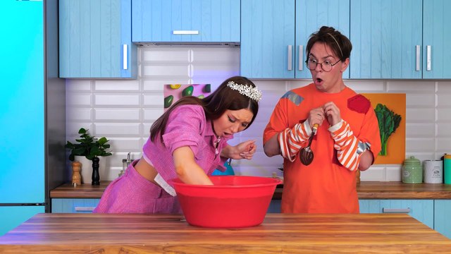 123GO! Original — Défi Nourriture Réelle vs Nourriture en Chocolat