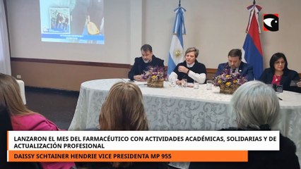 Lanzaron el mes del farmacéutico con actividades académicas y de actualización profesional