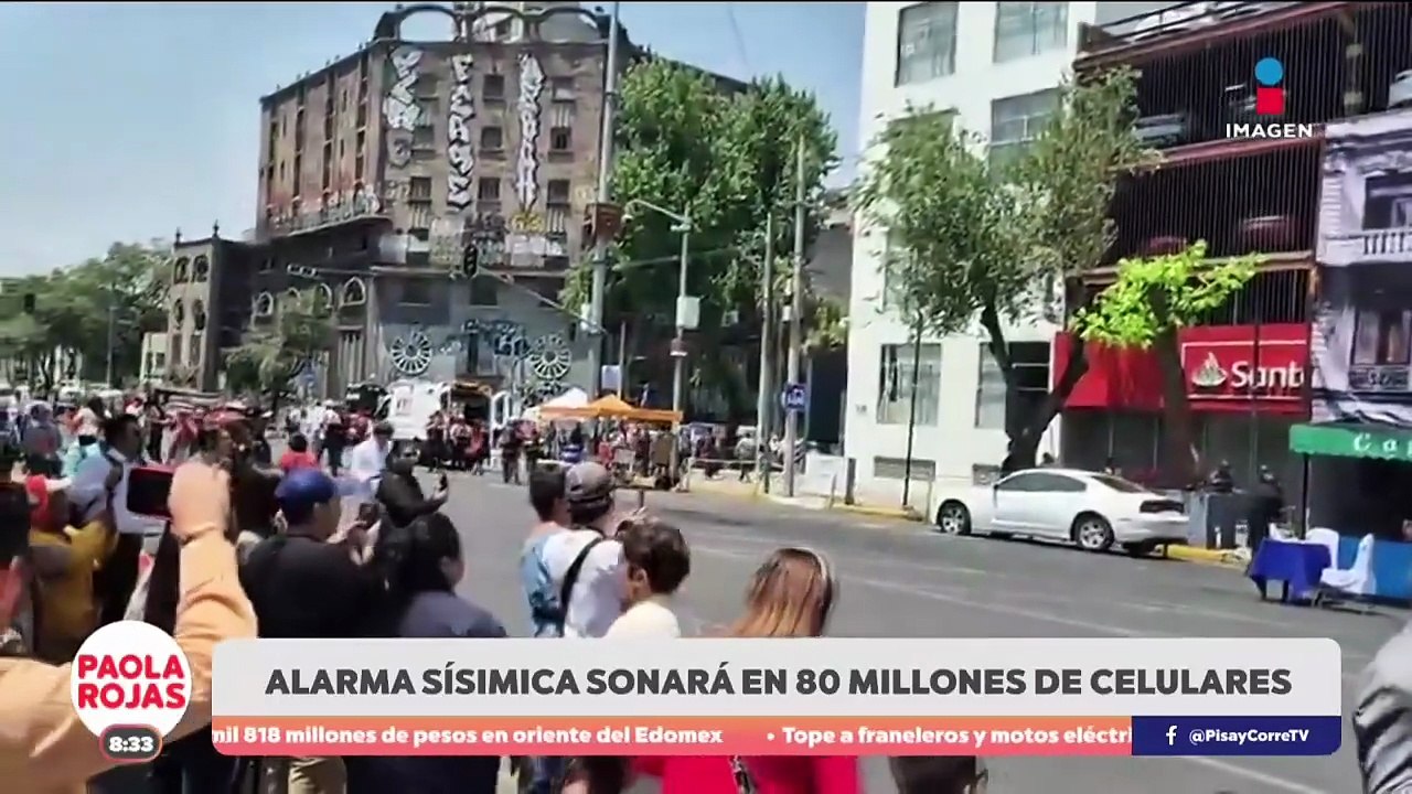 Segundo Simulacro Nacional 2025, la alerta sísmica sonará en 80 millones de celulares