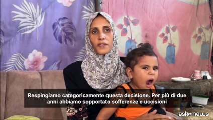"Ora basta!", i commenti della gente di Gaza sul piano di Netanyahu