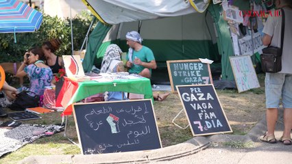 Mi Hoa Lee protesta por Gaza desde Barcelona: "Hay que estar de pie y organizarse"