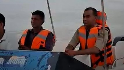 सरयू नदी ने खतरे का निशान पार किया