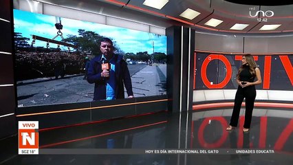 Volcó camión con caña en Santa Cruz