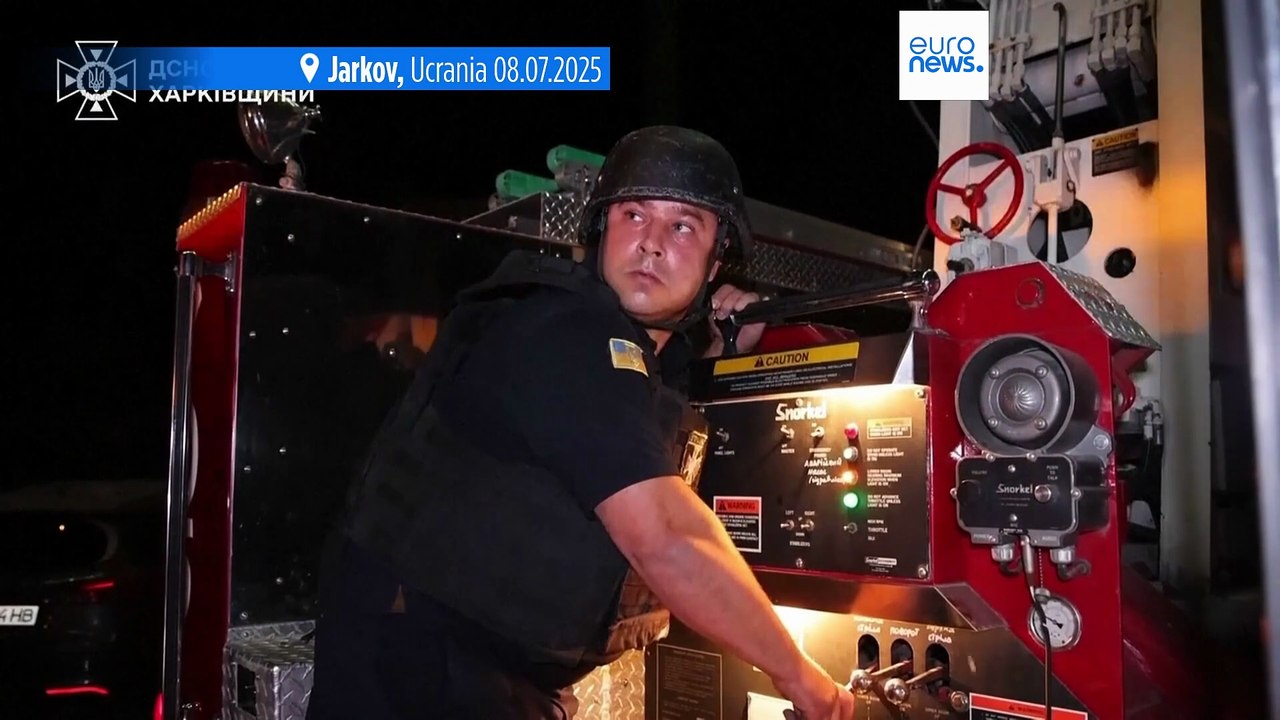 Al menos 3 heridos tras varios ataques rusos nocturnos en Járkov y Sumy