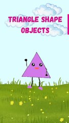 Triangle shaped objects_kidsvideo_Jan 24 #shorts#shapes#english #kids #edit #fun #learnenglish