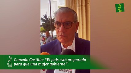 Gonzalo Castillo: “El país está preparado para que una mujer gobierne”