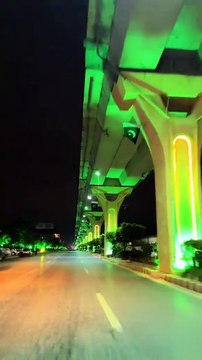 Beautiful Night View of Murree Road Rawalpindi | independence day Preparation | Azadi Celebration