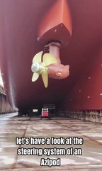 An azipod is a steerable electric propulsion system that replaces both the rudder and propeller. It