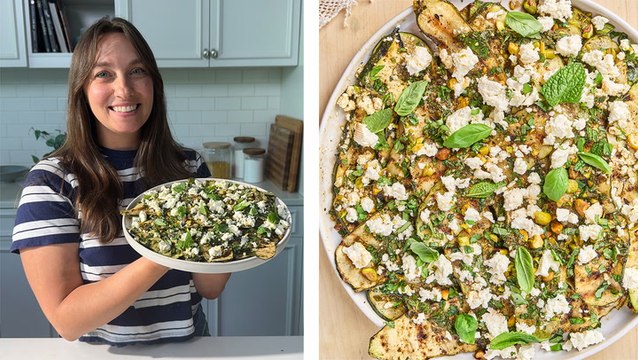 Marinated & Grilled Zucchini Planks Recipe