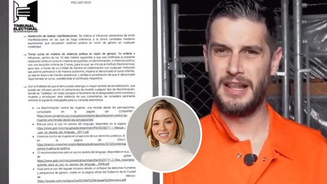 Adrían Marcelo es obligado a ofrecer disculpas a Mariana Rodríguez Cantú por por el Tribunal Electoral del Estado de Nuevo León