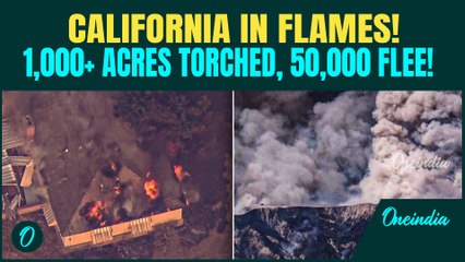 California Wildfire CATASTROPHE! 50,000 Evacuated as INFERNOS Devour Thousands of Acres