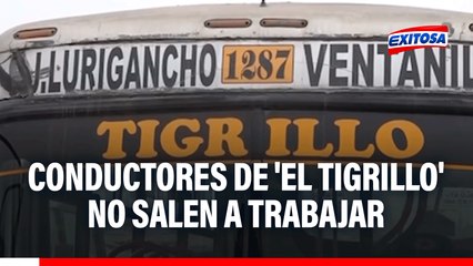 "Pienso en retirarme": Conductores de 'El Tigrillo' no salen a trabajar tras asesinato de cobrador