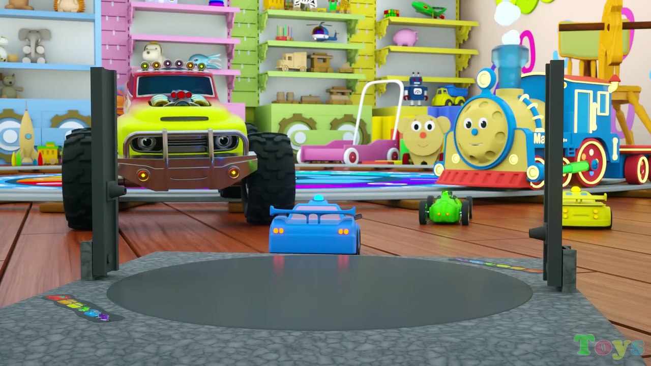 Learn Colors and Race Cars with Max, Bill and Pete the Truck - TOYS (Colors and Toys for Toddlers)