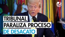 Un tribunal paraliza el proceso por desacato contra la Administración Trump por no frenar deportaciones
