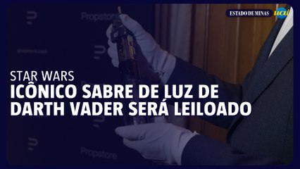 Icônico sabre de luz de Darth Vader será leiloado por uma fortuna