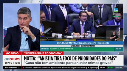 Motta: “Anistia tira foco de prioridades do país”