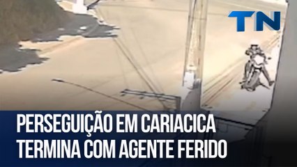 Perseguição em Cariacica termina com agente ferido