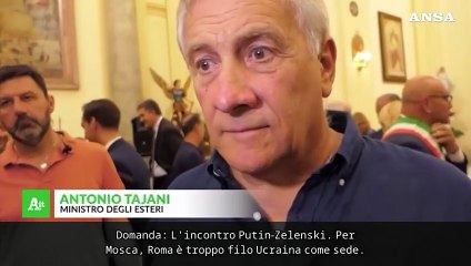 Tajani: "Non siamo favorevoli all'iniziativa di Israele di occupare Gaza"