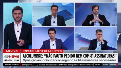 Trindade avalia postura de Alcolumbre, que descartou pautar impeachment de Moraes
