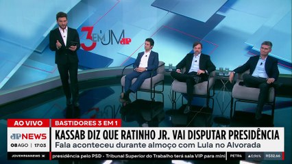 “Zero chance do PSD formalmente apoiar Tarcísio na Presidência”, diz Piperno sobre eleições 2026