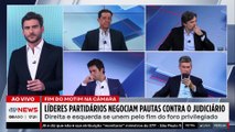 Líderes partidários negociam pautas contra o Judiciário