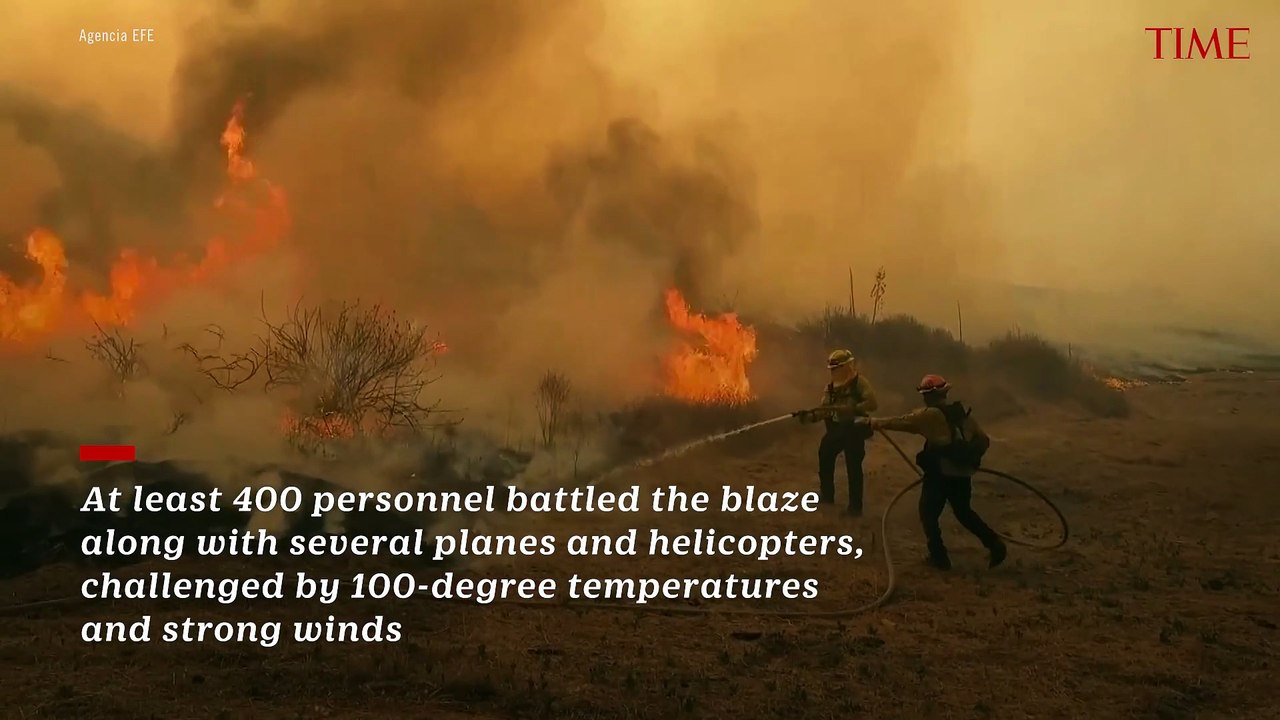 Canyon Fire Forces Thousands to Evacuate North of Los Angeles