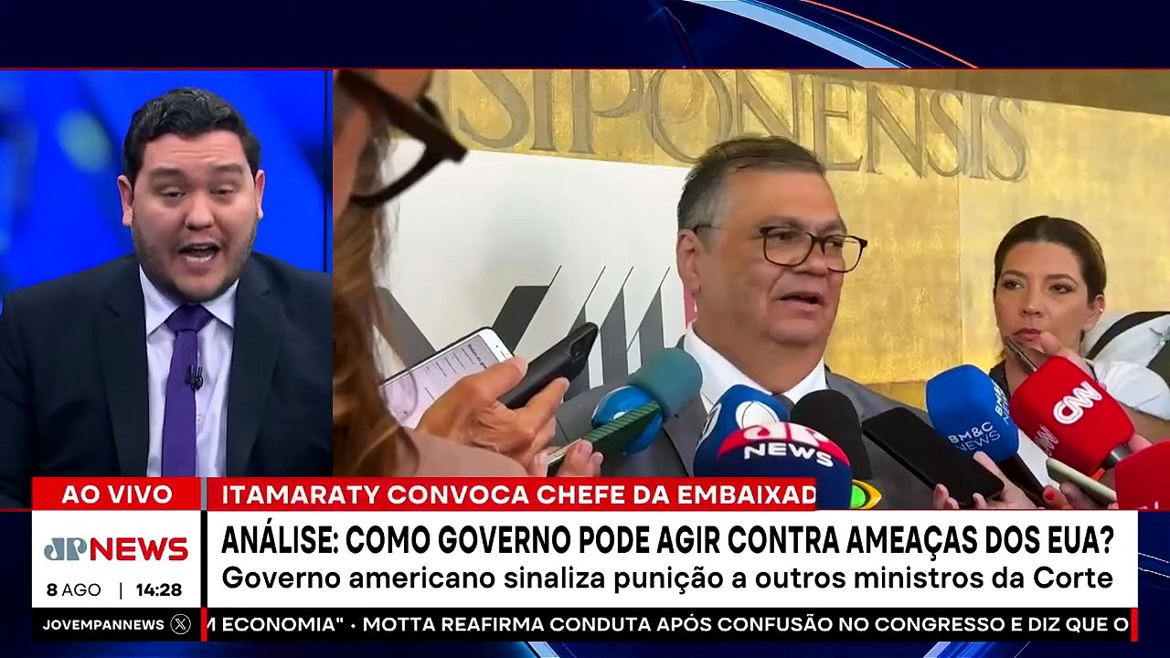STF REBATE AMEAÇAS DE GOVERNO AMERICANO - 08/08/2025