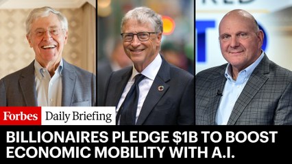 These  Billionaires Are Giving $1 Billion To Boost Economic Mobility Using A.I.