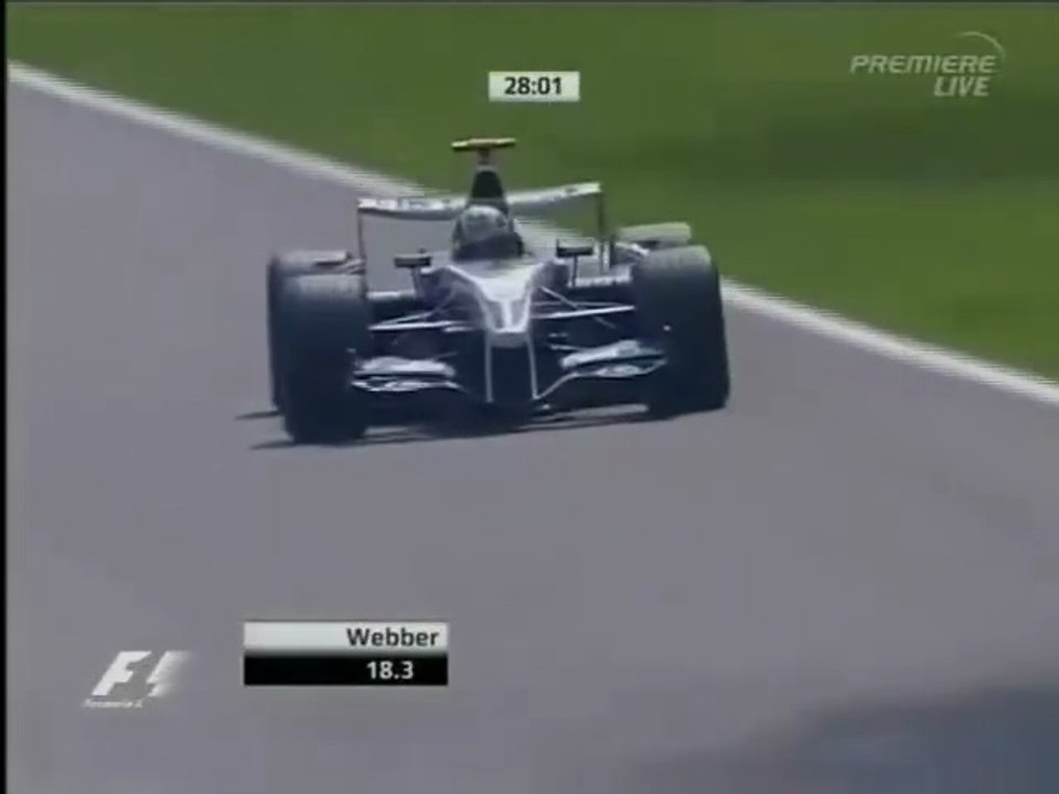 F1 – Mark Webber (Williams BMW V10) lap in practice – Italy 2005