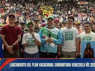 Mérida da inicio al Plan Vacacional Comunitario Venezuela Ríe 2025