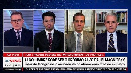 Alcolumbre pode ser punido com a Lei Magnitsky após travar impeachment de Moraes