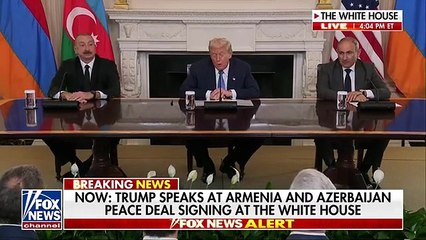 HISTORIC PEACE BREAKING NEWS : TRUMP brokers HISTORIC PEACE deal between Armenia and Azerbaijan
