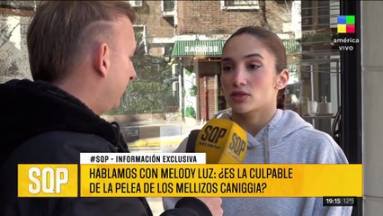 Melody Luz habló del enfrentamiento entre Alex y Charlotte Caniggia
