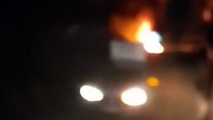 Fogo em caminhão de cana na Usina Utinga Leão, em Rio Largo