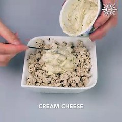 Festive cream cheese tree for holidays 🎄🧀