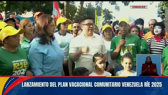 Jefe de Estado lidera el lanzamiento del Plan Vacacional Comunitario Venezuela Ríe 2025